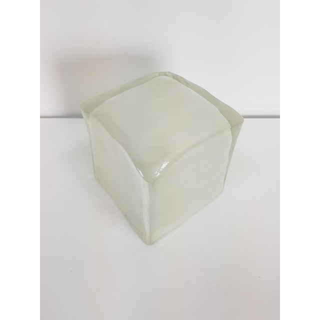 Iviken Ice Cube Table Lamp in Glass from Ikea, 1990s For Sale - Image 3 of 7