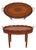 Maitland Smith Mahogany Oval Butlers Table For Sale