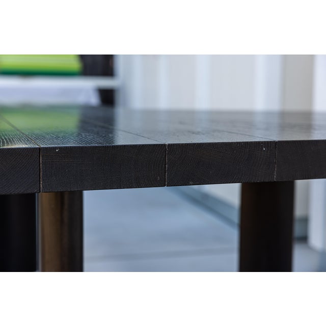 Charlotte Perriand Ventaglio Table for Cassina, Black-Stained Oak, No. 171 For Sale - Image 9 of 17