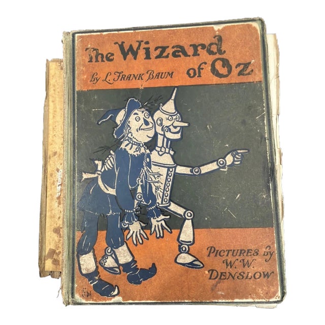 Vintage 1903 Edition of The Wizard of Oz Book by L. Frank Baum & W. W. Denslow For Sale