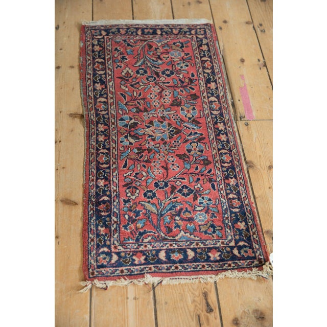 Old New House Vintage Fine Lilihan Rug Mat - 1'5" x 3'1" For Sale - Image 4 of 7