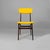 Mid-Century Modern Italian Chairs in Wood and Yellow Fabric, 1960s, Set of 6 For Sale - Image 9 of 17