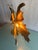 Large Vintage C1970s Brutalist Illuminated Brass Gold Fish Sculpture Attributed to Henri Fernandez For Sale - Image 11 of 12