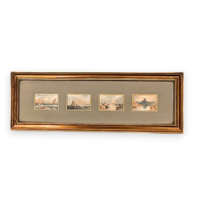 S. H. Biles, Landscape Painting, 1800s, Acrylic on Watercolor Paper For Sale - Image 6 of 6