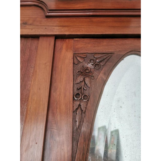 Vintage Wardrobe in Cherry, 1920s For Sale - Image 10 of 18