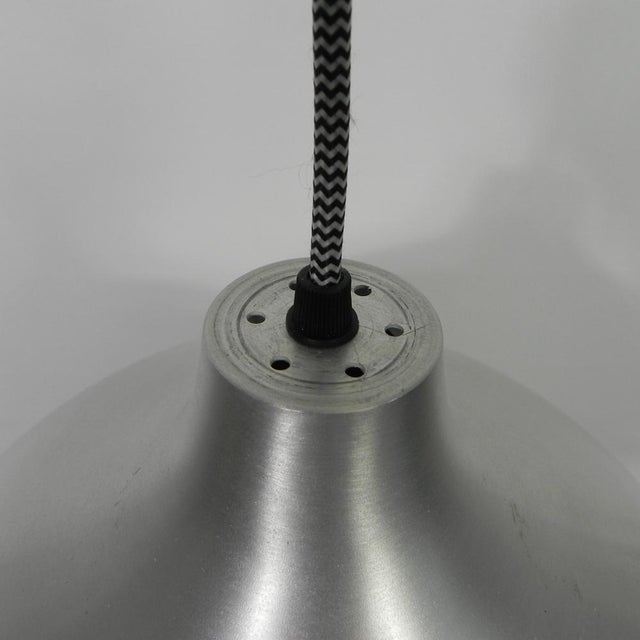 Vintage Aluminum Hanging Lamp, 1970s For Sale - Image 3 of 10