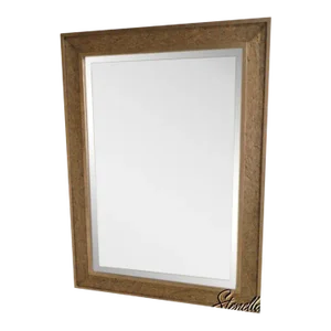 Friedman Brothers #7319 Silver & Granite Framed Rectangular Mirror