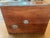 Mid 20th Century Hand-Carved Polish Wood Jewelry Box With Wool Needlepoint Inse For Sale - Image 4 of 8