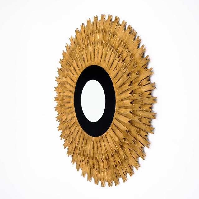 Spanish Grand, Spanish Sunburst Mirror, Gold Leafed For Sale - Image 3 of 9