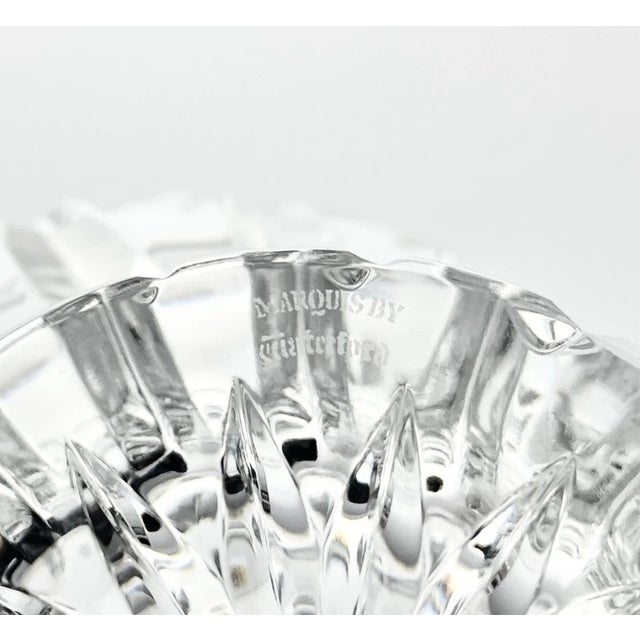 Waterford (Marquis) “Sheridan” Crystal Bulbous Flower Vase For Sale - Image 9 of 9