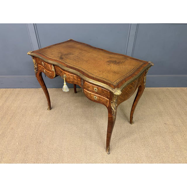 Antique French Parquetry Desk, 1885 For Sale - Image 16 of 18