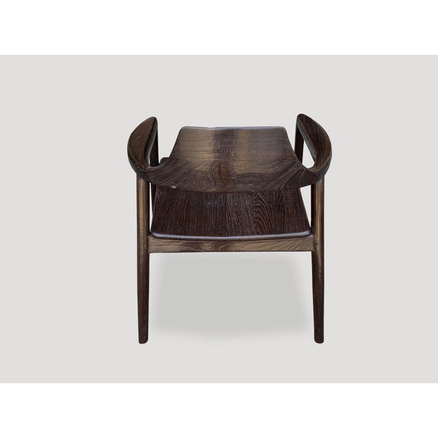 Brown Andrianna Shamaris Midcentury Couture Chairs - Set of 4 For Sale - Image 8 of 18