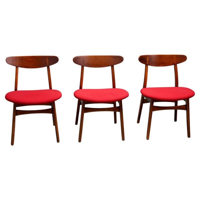 CH30 Chairs attributed to Hans J. Wegner, Denmark, 1960s, Set of 3 For Sale - Image 16 of 16