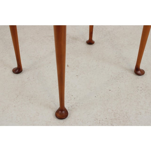 Eldred Wheeler Cherry Oval Occasional Table For Sale - Image 10 of 13
