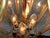 French 1970 French Louis XVI Gold Bronze Glass Lantern Chandelier For Sale - Image 3 of 16