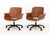Modern Modern Tan Leather Adjustable Desk Chairs, Pair For Sale - Image 3 of 10