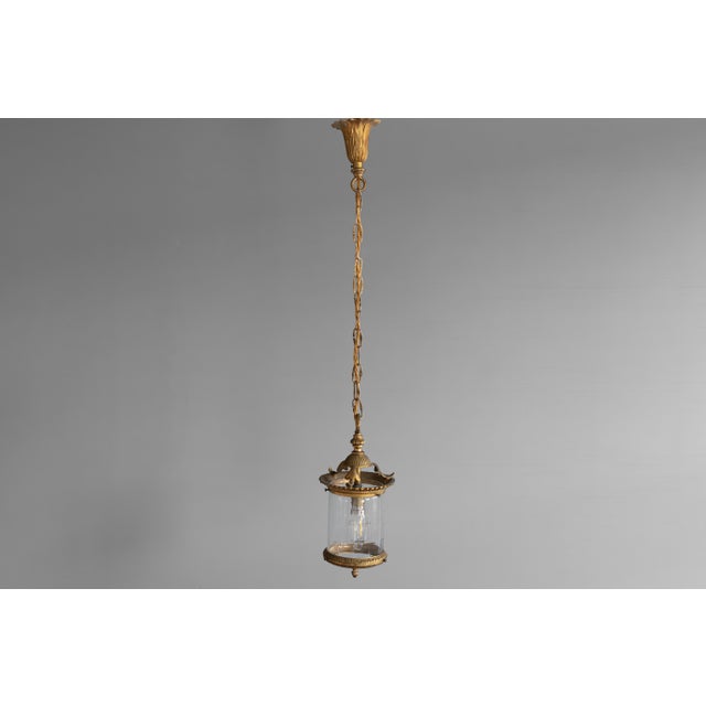 Small Antique Cut Glass Lantern, 1900 For Sale - Image 3 of 8