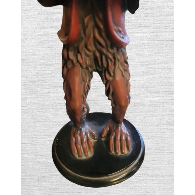 Hollywood Regency Vintage Monkey Butler Palm Beach Regency Style Catchall Card Holder For Sale - Image 3 of 10