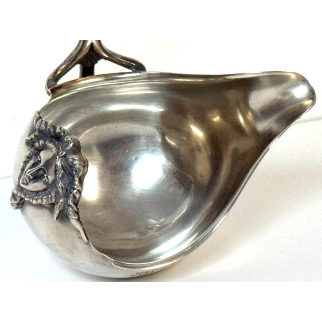 Mid 19th Century Monumental George Sharp for J.E. Caldwell & Co. Classical Coin Silver Ladle For Sale - Image 5 of 18
