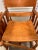Mid 20th Century Campaign Style Teak Brown Leather Folding Rocker Rocking Chair For Sale - Image 12 of 12