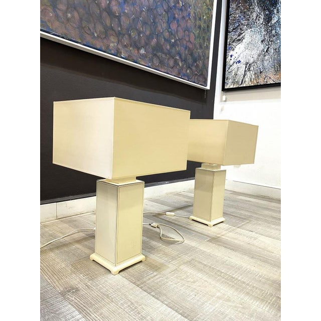 Mid-Century Modern Wooden Living Room Table Lamps, 1960s, Set of 2 For Sale - Image 3 of 10