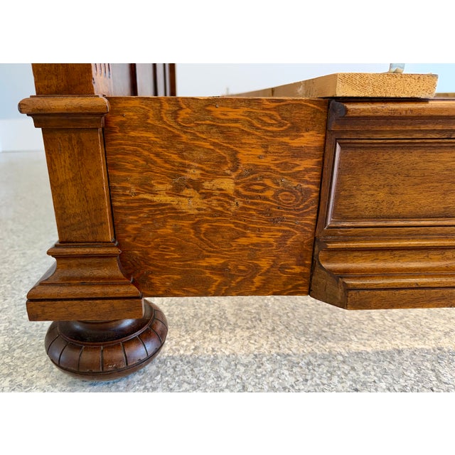 19th Century Carved French Walnut Bed Frame For Sale - Image 12 of 12