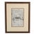 Framed Signed Pierre Bonnard "Le Parc Monceau" Drypoint Etching For Sale