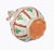 Elegant pair of Chinese porcelain vases in the Qing manner. Decorated with red fish and floral motifs. Classic gourd form...