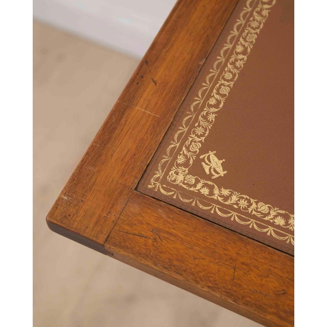 French 20th Century Louis XVI Style Flat Desk For Sale - Image 11 of 11