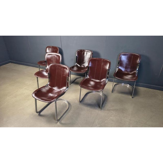 Vintage Dining Chairs from Cidue, 1970s, Set of 6 For Sale - Image 10 of 15