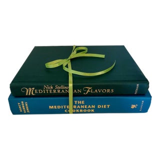 Mediteranean Flavors Books, Vintage Pair For Sale