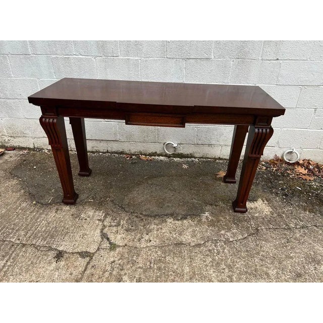 Hickory Chair Furniture Solid Cherry Console Table. High quality furniture. Solid wood , Sturdy one dovetailed drawer and...