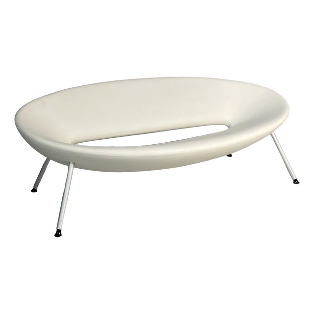 Italian Modern White Plastic Ploof Sofa by Philippe Starck for Kartell, 2000s For Sale