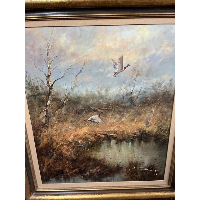 1930s Oil Painting by German Artist Hans Hansung For Sale - Image 10 of 11