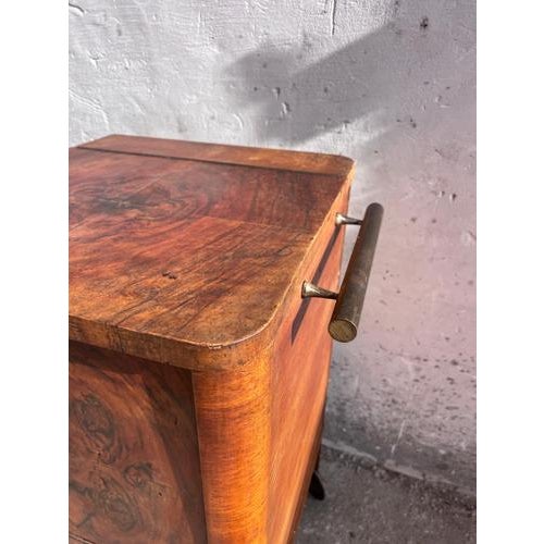 Art Deco Walnut Bar Trolley, 1930s For Sale - Image 3 of 15