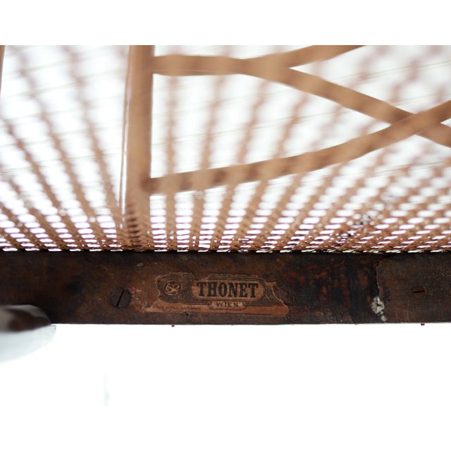 19th Century Original Thonet Bench, Settee No. 1 For Sale - Image 10 of 12