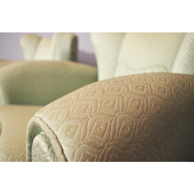 Wood Set of Fan Armchairs in the style of Polo Buffa, 1950s For Sale - Image 7 of 18