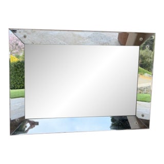 In the Style of Donghia Vintage Wall Mirror For Sale