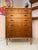 Danish Teak Chest of Drawers with Lock For Sale - Image 3 of 11