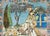 This exquisite early 20th-century Persian hand-knotted pictorial Isfahan rug captures the legendary poet Hatim al-Tai in a...