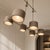 Metal Gray Stilnovo Lelli Style Sputnik Chandelier Italian 6 Arms For Sale - Image 10 of 12
