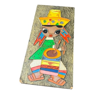 Bright Mexican Vintage Artwork For Sale