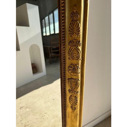 Rectangular Gilded Mirror, 19th Century For Sale - Image 14 of 18
