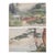 Early 20th Century Japanese Watercolor Landscape Paintings - A Pair For Sale