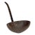 Vintage Folk Art Handmade Coconut Palm Wood Spoon Ladle For Sale
