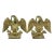 Vintage Bald Eagle Brass Bookends For Sale