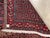 Red Antique Persian Tabriz Carpet, Wine Red, Ivory, Navy, Handmade Oriental Rug For Sale - Image 8 of 9