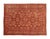 10x13 Terra Cotta Floral Oushak Rug | 9'11"x12'11" Ivory Wool Afghan Hand-Knotted For Sale In Los Angeles - Image 6 of 11