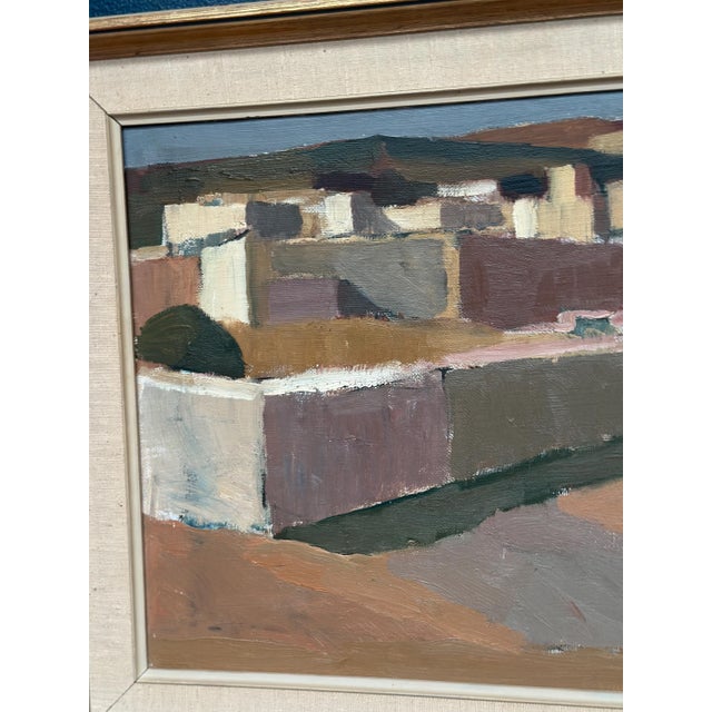 Rolf Norrman, Southern Village Landscape, 1950s, Oil Painting on Canvas, Framed For Sale - Image 9 of 18