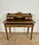 English Oak Writing Desk with Raised Gallery and Drawers, 1930s For Sale - Image 6 of 17